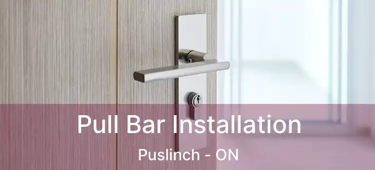  Pull Bar Installation Puslinch - ON
