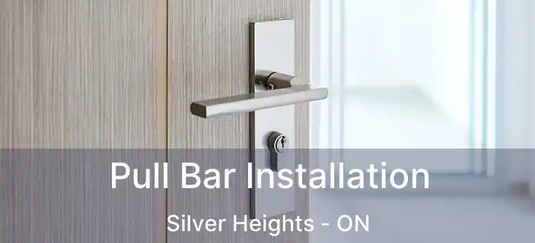  Pull Bar Installation Silver Heights - ON