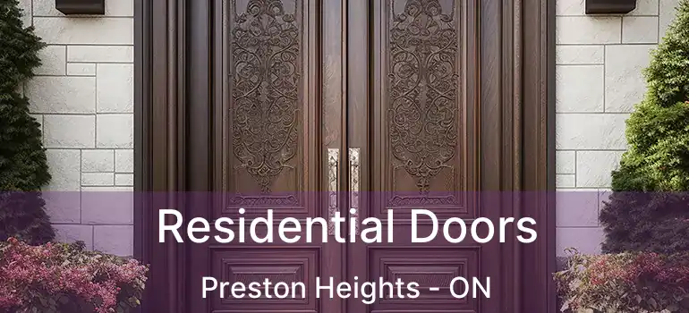  Residential Doors Preston Heights - ON