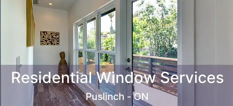  Residential Window Services Puslinch - ON