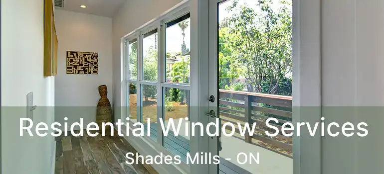  Residential Window Services Shades Mills - ON