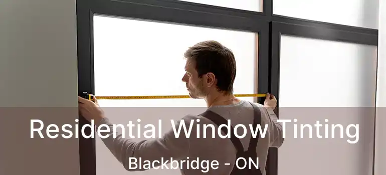  Residential Window Tinting Blackbridge - ON