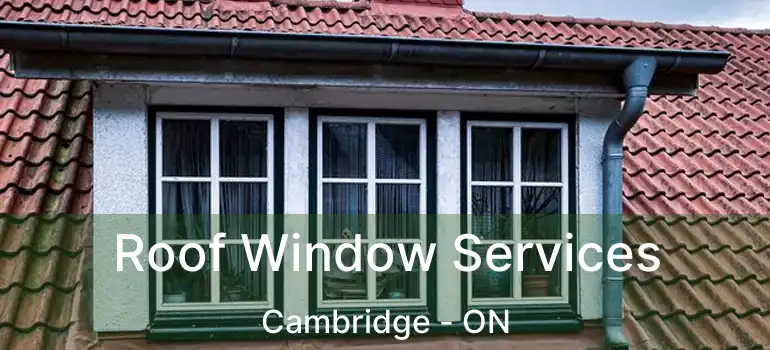  Roof Window Services Cambridge - ON