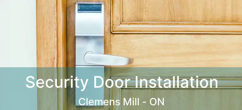  Security Door Installation Clemens Mill - ON