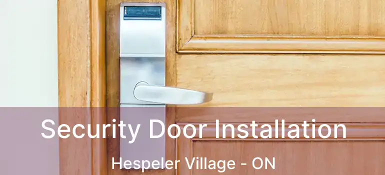  Security Door Installation Hespeler Village - ON
