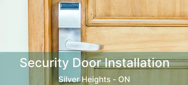  Security Door Installation Silver Heights - ON