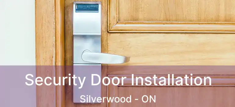  Security Door Installation Silverwood - ON