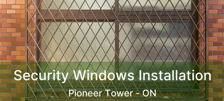  Security Windows Installation Pioneer Tower - ON