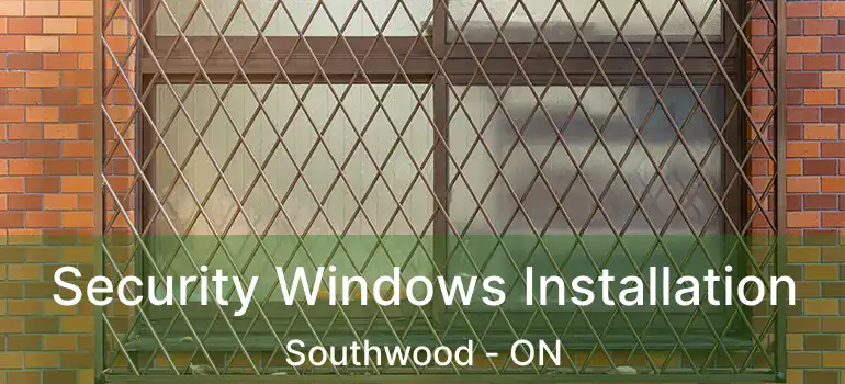  Security Windows Installation Southwood - ON