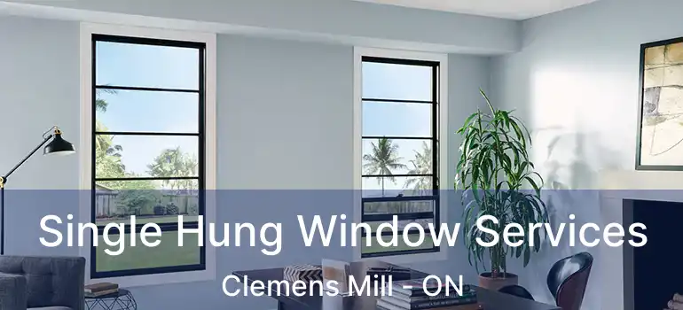  Single Hung Window Services Clemens Mill - ON