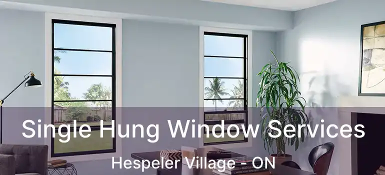  Single Hung Window Services Hespeler Village - ON