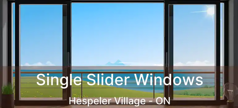  Single Slider Windows Hespeler Village - ON