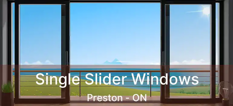  Single Slider Windows Preston - ON