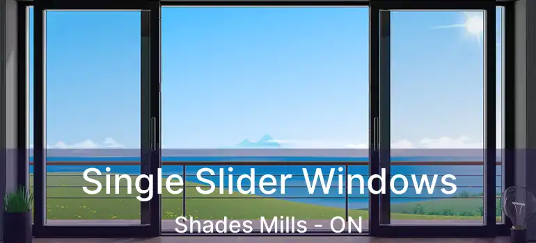  Single Slider Windows Shades Mills - ON