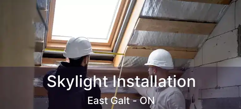  Skylight Installation East Galt - ON