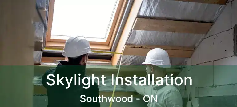  Skylight Installation Southwood - ON