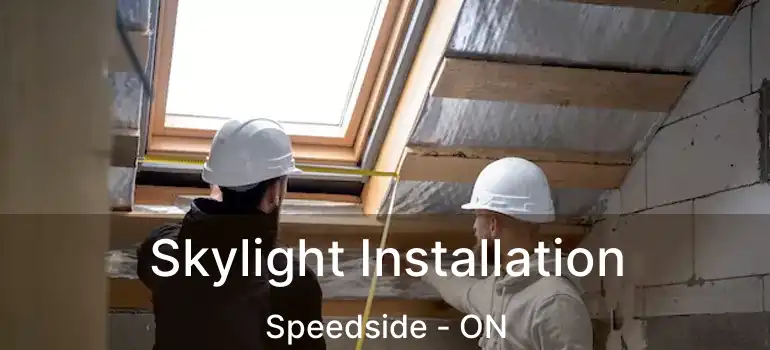  Skylight Installation Speedside - ON
