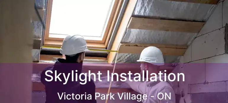  Skylight Installation Victoria Park Village - ON