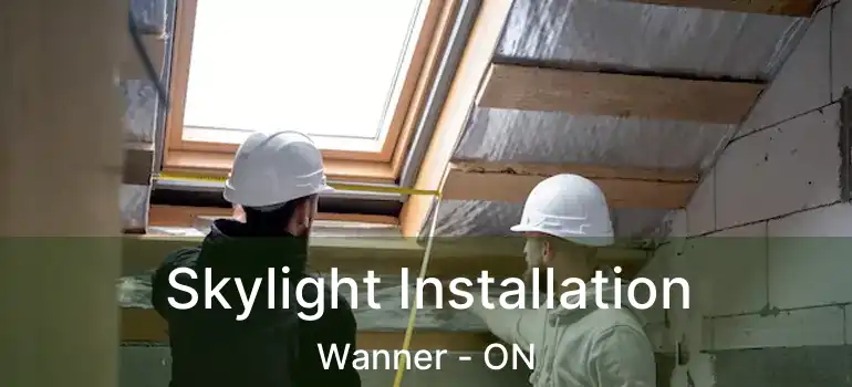  Skylight Installation Wanner - ON