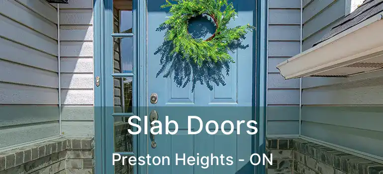  Slab Doors Preston Heights - ON