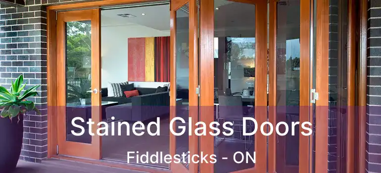  Stained Glass Doors Fiddlesticks - ON