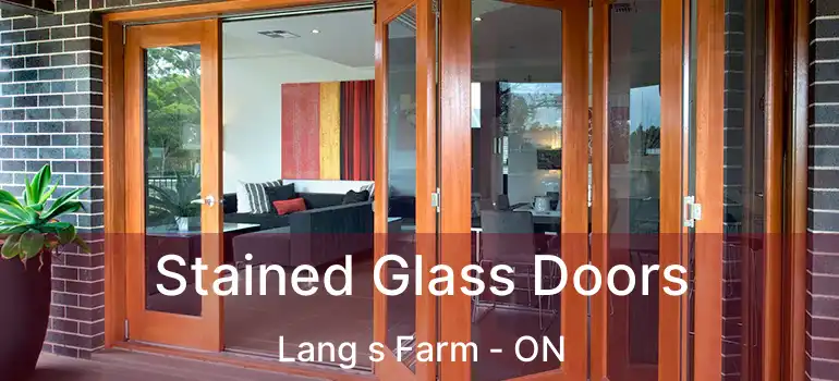  Stained Glass Doors Lang s Farm - ON