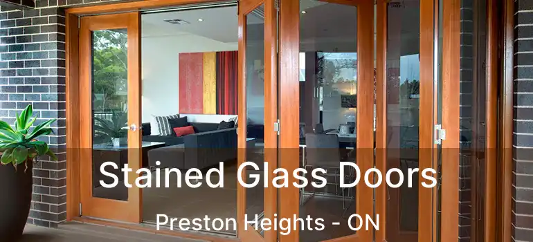  Stained Glass Doors Preston Heights - ON