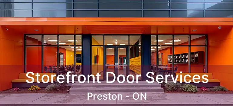  Storefront Door Services Preston - ON