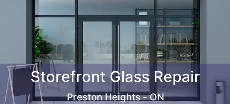  Storefront Glass Repair Preston Heights - ON
