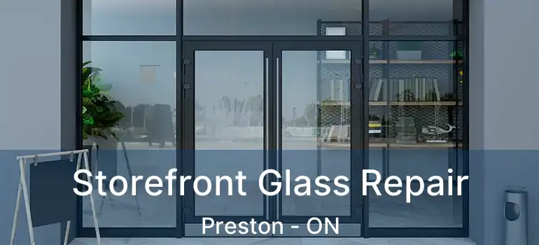  Storefront Glass Repair Preston - ON