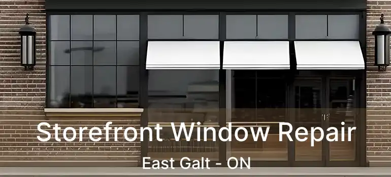  Storefront Window Repair East Galt - ON
