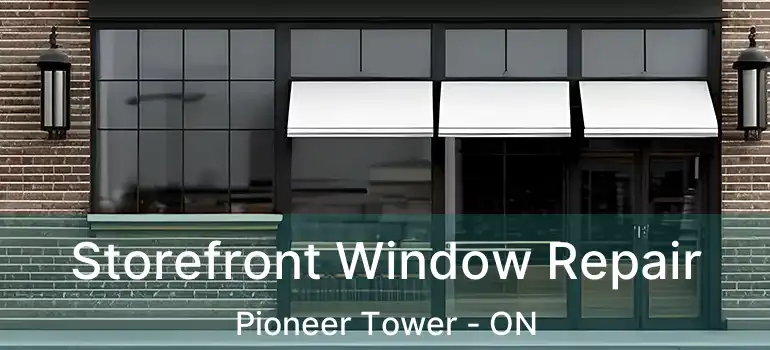  Storefront Window Repair Pioneer Tower - ON