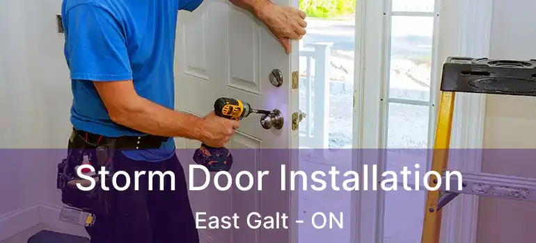  Storm Door Installation East Galt - ON