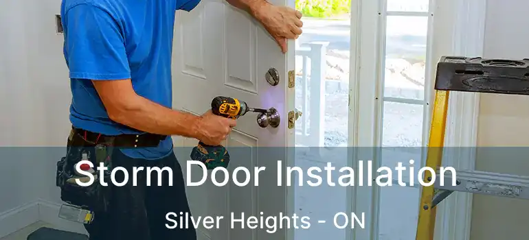  Storm Door Installation Silver Heights - ON