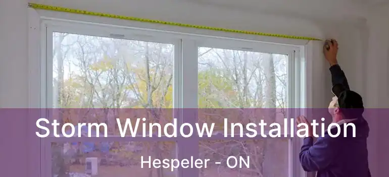  Storm Window Installation Hespeler - ON