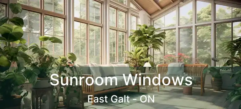  Sunroom Windows East Galt - ON