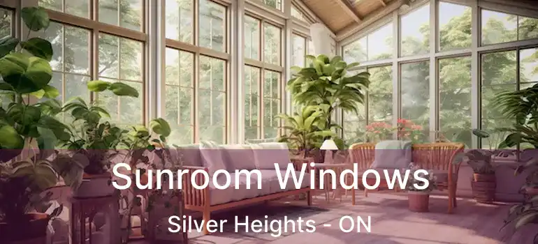  Sunroom Windows Silver Heights - ON