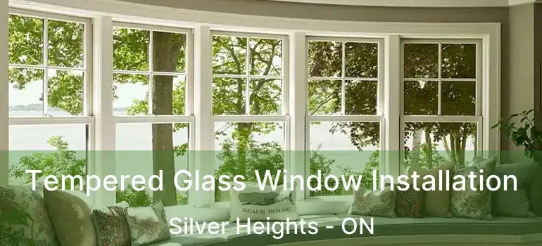  Tempered Glass Window Installation Silver Heights - ON