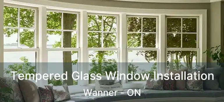  Tempered Glass Window Installation Wanner - ON