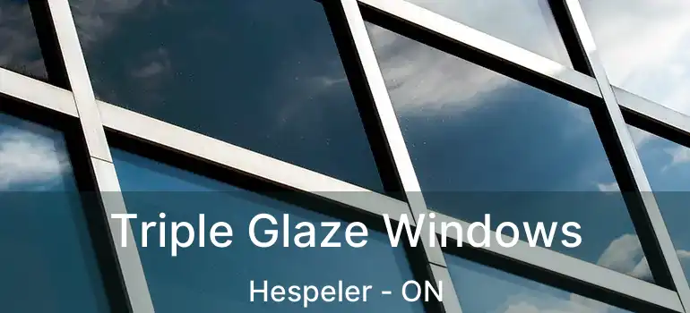  Triple Glaze Windows Hespeler - ON