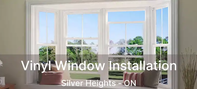  Vinyl Window Installation Silver Heights - ON
