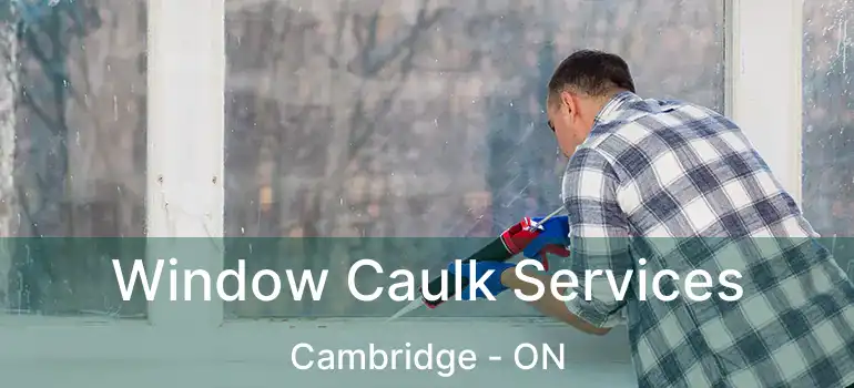  Window Caulk Services Cambridge - ON