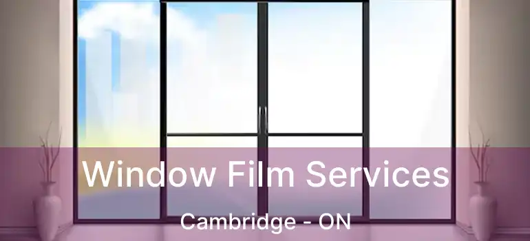  Window Film Services Cambridge - ON