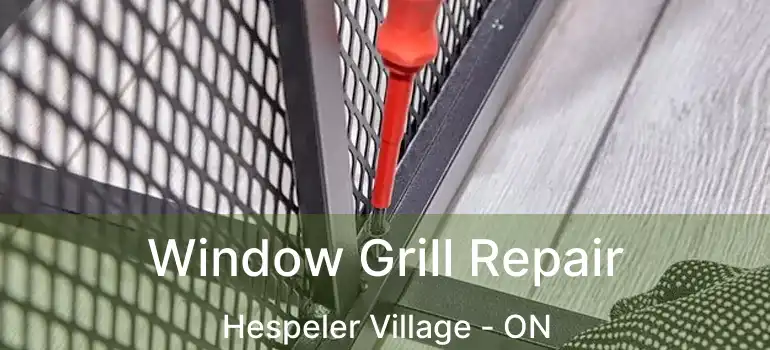  Window Grill Repair Hespeler Village - ON