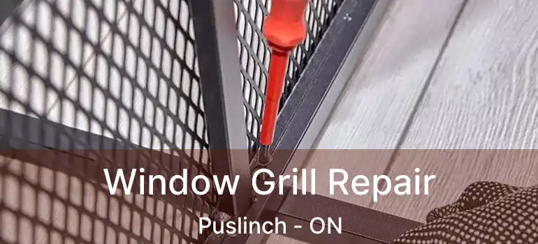  Window Grill Repair Puslinch - ON