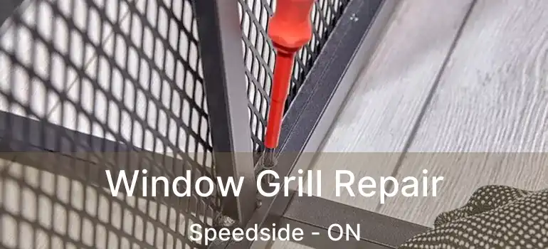  Window Grill Repair Speedside - ON