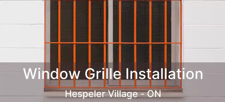  Window Grille Installation Hespeler Village - ON