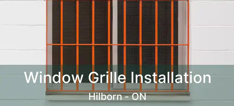  Window Grille Installation Hilborn - ON