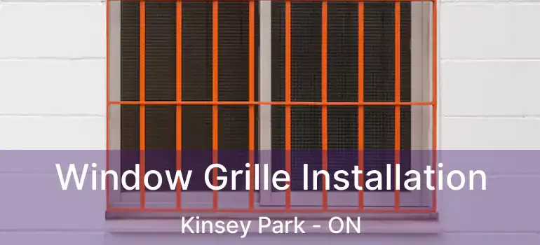  Window Grille Installation Kinsey Park - ON