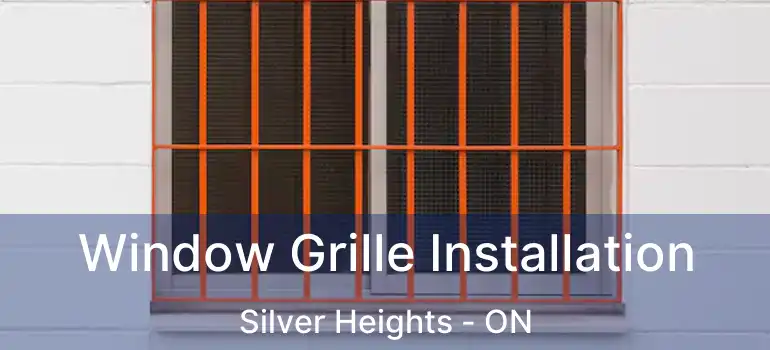  Window Grille Installation Silver Heights - ON